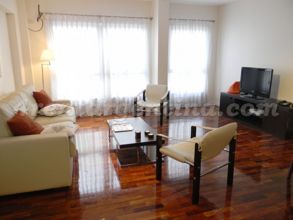 Riobamba and M.T. de Alvear: Furnished apartment in Recoleta