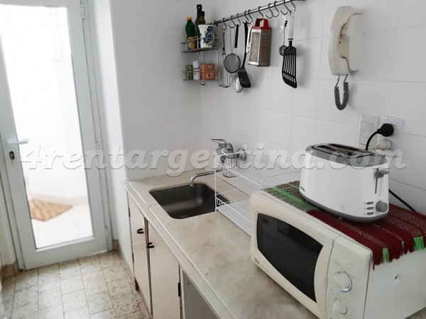 Uriburu and Juncal: Furnished apartment in Recoleta