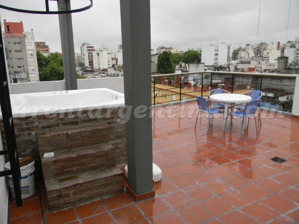 Bustamante and Guardia Vieja IX: Furnished apartment in Abasto