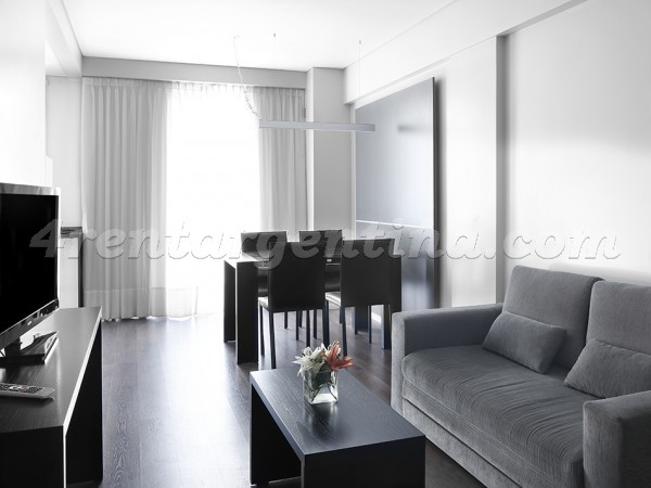 Junin and Vicente Lopez: Furnished apartment in Recoleta