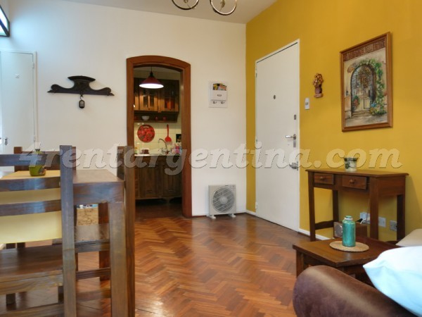 Bulnes and Arenales, apartment fully equipped