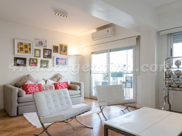 Vicente Lopez and Pueyrredon X: Furnished apartment in Recoleta
