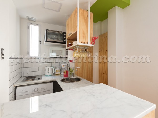 Viamonte and Carlos Pellegrini: Furnished apartment in Downtown
