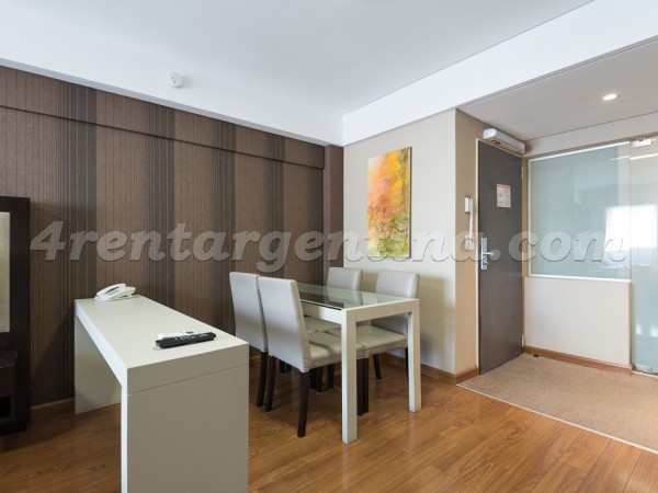 Libertad and Juncal V: Furnished apartment in Recoleta