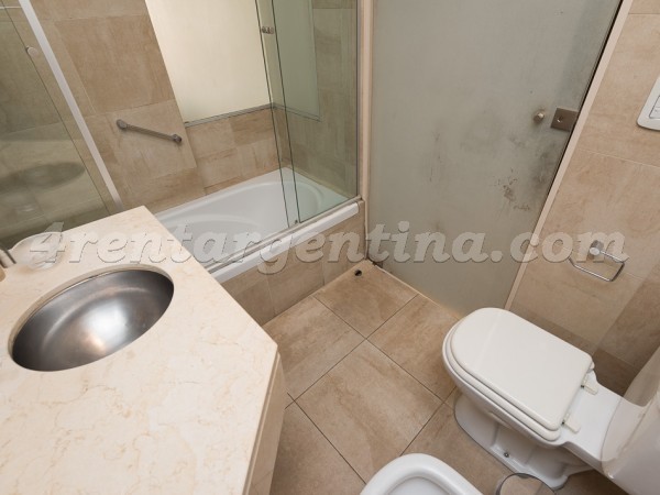 Libertad and Juncal IX: Furnished apartment in Recoleta