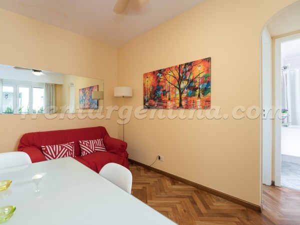 Borges and Santa Fe II: Furnished apartment in Palermo