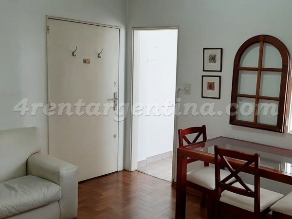 Juncal and Anchorena: Apartment for rent in Recoleta