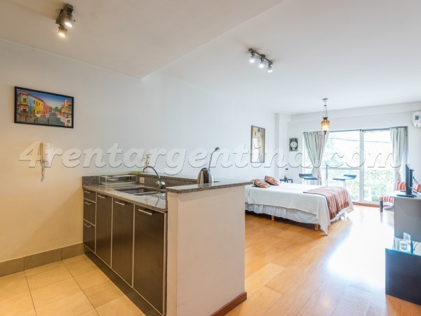 Azcuenaga and Las Heras, apartment fully equipped
