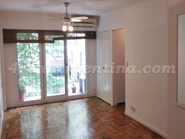 Departamento Amoblado en Vicente Lopez y Junin, Recoleta