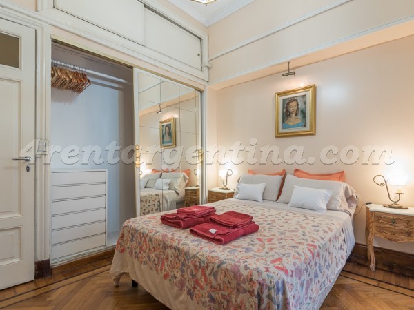 Coronel Diaz and Santa Fe, apartment fully equipped