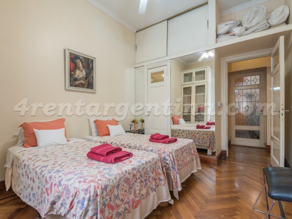 Coronel Diaz and Santa Fe: Furnished apartment in Palermo