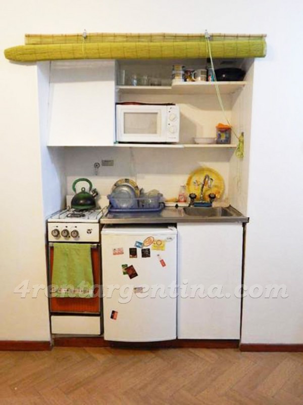 Apartamento Amoblado en Libertador y Montevideo V, Recoleta