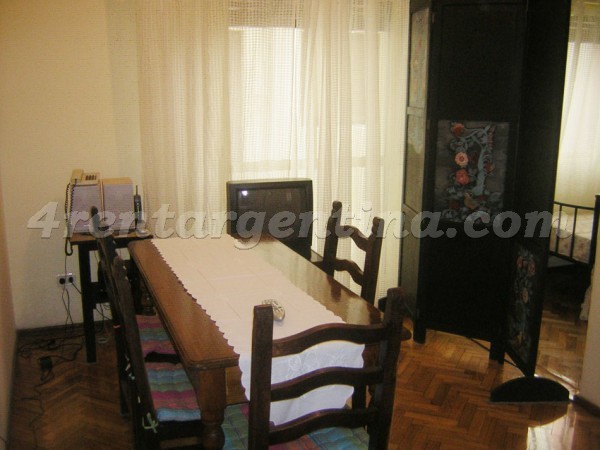 L.M. Campos and Federico Lacroze: Furnished apartment in Belgrano