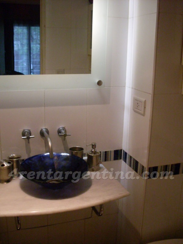 Ruggieri and Las Heras: Furnished apartment in Palermo