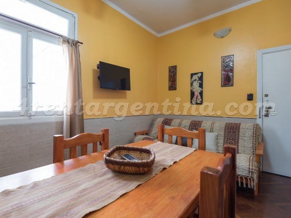 Estados Unidos and Balcarce, apartment fully equipped