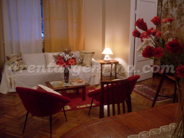 Callao and Posadas, apartment fully equipped