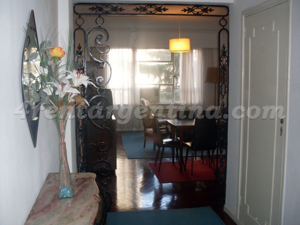 Azcuenaga and Santa Fe I: Apartment for rent in Buenos Aires