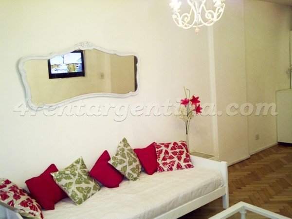 Departamento Amoblado en Callao y Viamonte, Downtown
