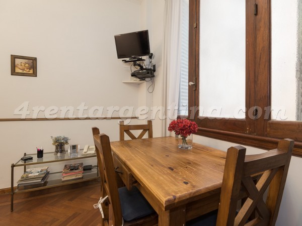 Montevideo and Corrientes, apartment fully equipped