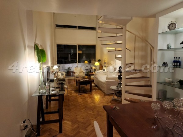 Uruguay and Juncal: Furnished apartment in Recoleta
