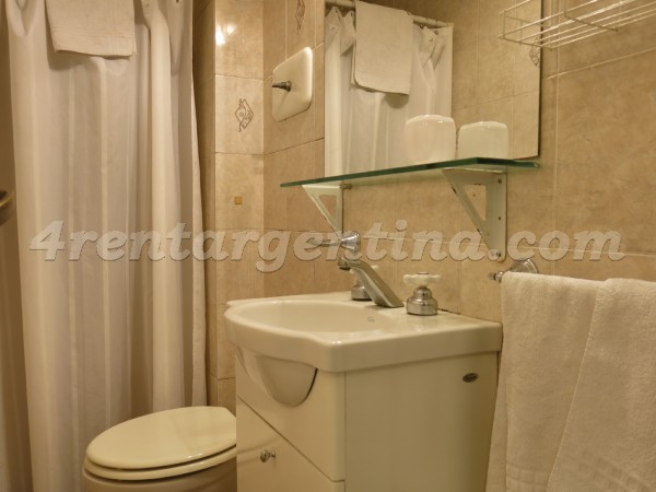 Vicente Lopez and Rodriguez Pea: Furnished apartment in Recoleta