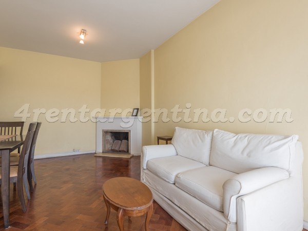 Libertador and Rodriguez Pea: Furnished apartment in Recoleta