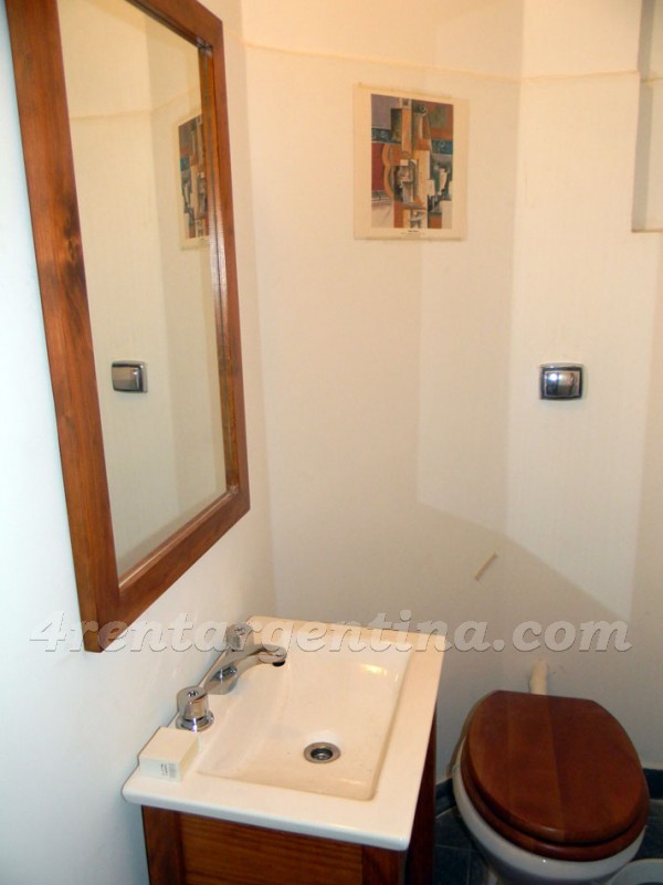 Arroyo and Suipacha: Furnished apartment in Downtown