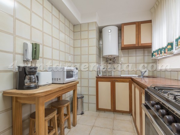 Apartamento Amoblado en Las Heras y Callao III, Recoleta