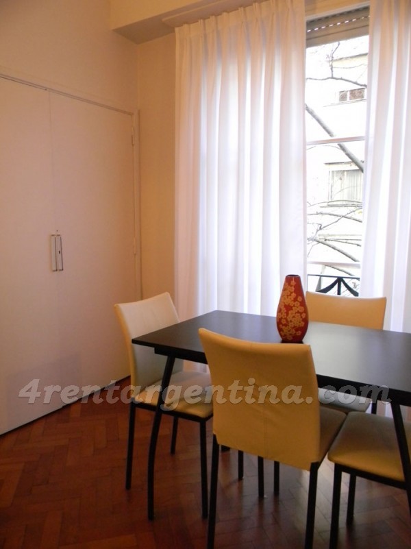 Vicente Lopez and Callao I: Apartment for rent in Recoleta