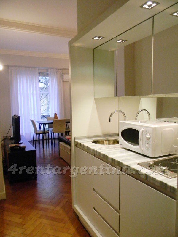 Vicente Lopez and Callao I: Furnished apartment in Recoleta