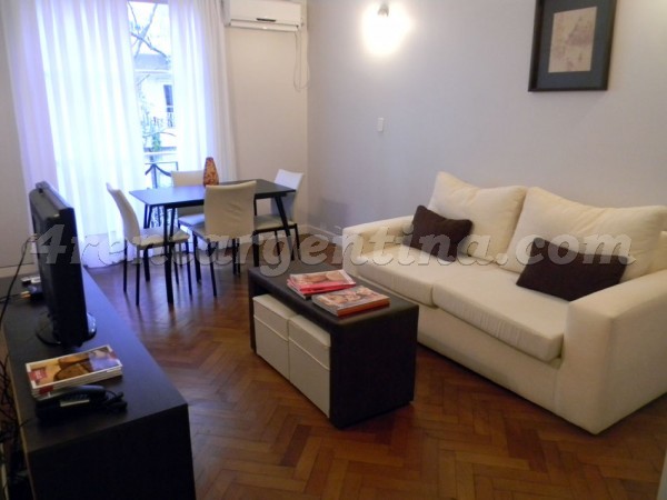 Apartamento Amoblado en Vicente Lopez y Callao I, Recoleta