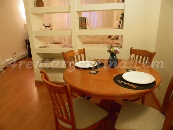 Juncal and Azcuenaga I: Furnished apartment in Recoleta