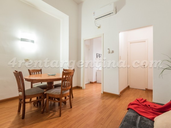 Juncal and Azcuenaga I: Furnished apartment in Recoleta