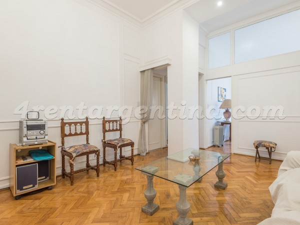 Las Heras et Uriburu II: Furnished apartment in Recoleta