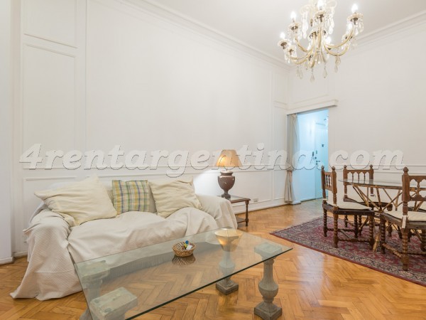 Las Heras et Uriburu II: Furnished apartment in Recoleta