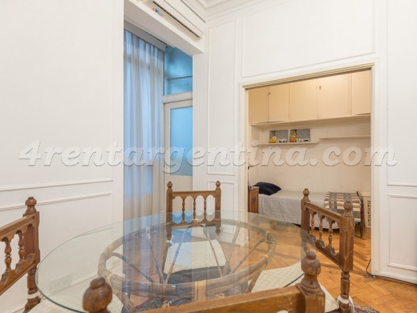 Las Heras and Uriburu II: Furnished apartment in Recoleta