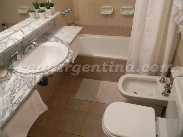 Apartamento Amoblado en Vicente Lopez y Pueyrredon V, Recoleta