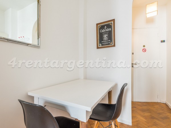 Guido et Pueyrredon IX: Furnished apartment in Recoleta