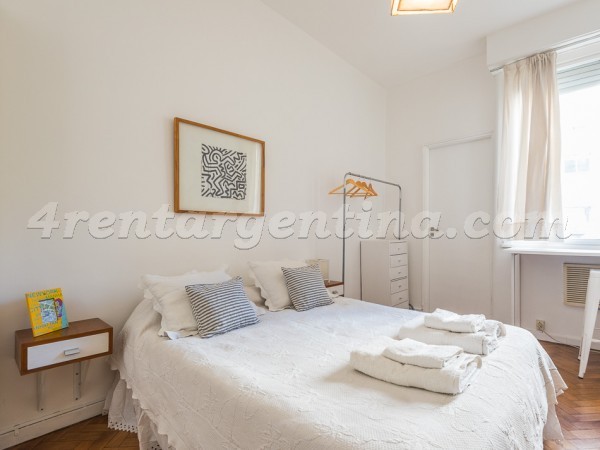 Apartamento Amoblado en Guido y Pueyrredon IX, Recoleta