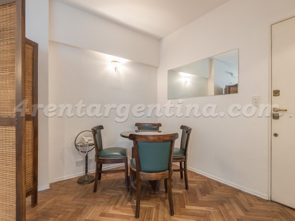 Azcuenaga and Las Heras I: Furnished apartment in Recoleta