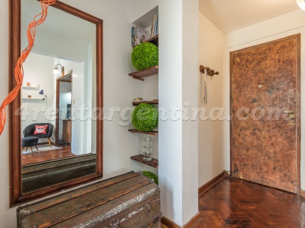 Juncal and Azcuenaga: Furnished apartment in Recoleta