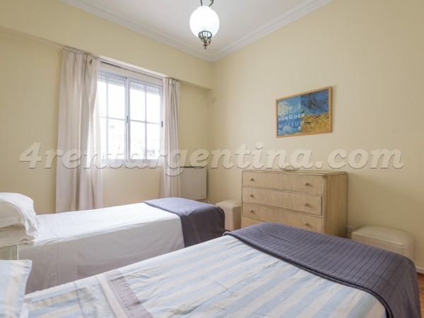 Las Heras and Uriburu III: Furnished apartment in Recoleta