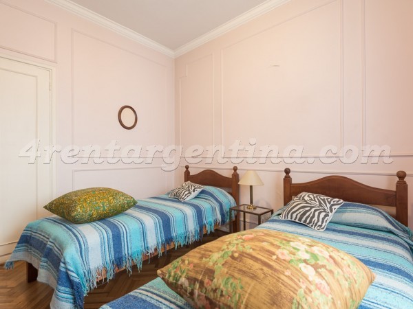 Uriburu and Juncal: Furnished apartment in Recoleta