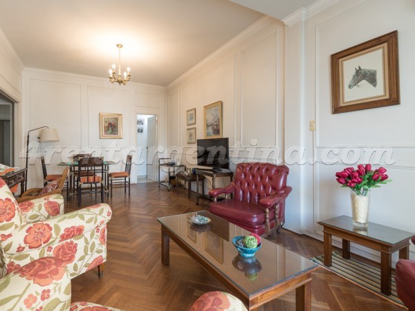 Departamento Amoblado en Uriburu y Juncal, Recoleta