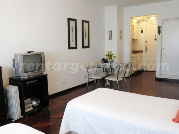 Corrientes and Suipacha VII, apartment fully equipped