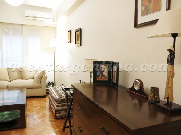 Apartamento Amoblado en Arenales y Callao VII, Recoleta