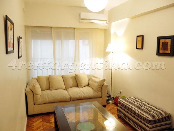 Apartamento Amoblado en Arenales y Callao VII, Recoleta