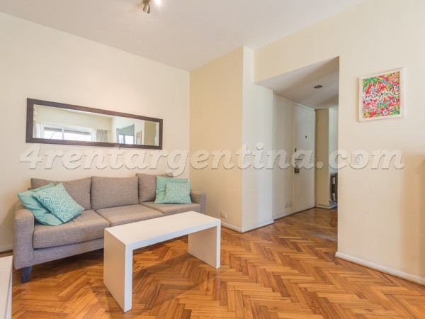 Pereyra Lucena and Las Heras: Furnished apartment in Recoleta