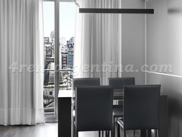 Junin et Vicente Lopez: Furnished apartment in Recoleta