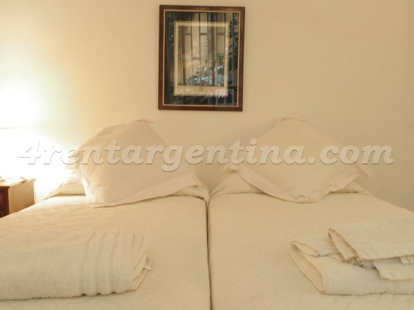 Juncal et Guido: Furnished apartment in Recoleta